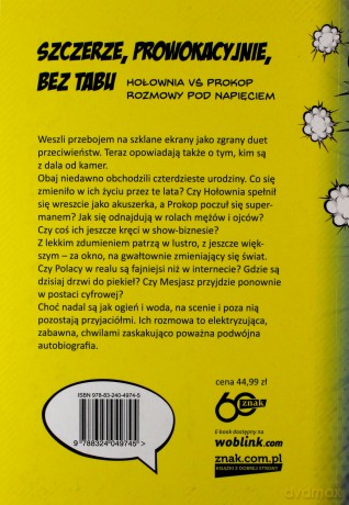 Pół na pół. Rozmowy nie dla dzieci - Szymon Hołownia, Marcin Prokop [KSIĄŻKA]