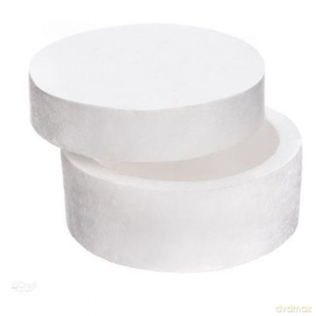 Pudełko okrągłe styropianowe 13,5cm 3 sztuki