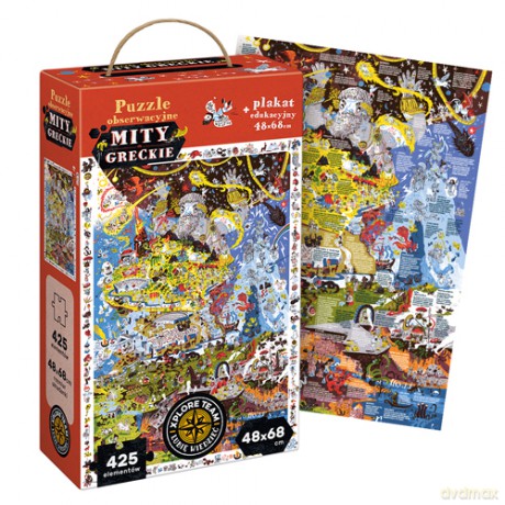 Puzzle obserwacyjne. Mity Greckie