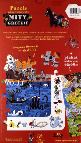 Puzzle obserwacyjne. Mity Greckie