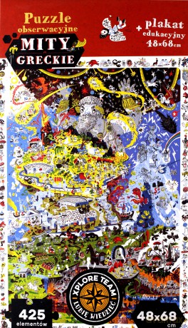 Puzzle obserwacyjne. Mity Greckie