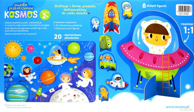 Puzzle przestrzenne Kosmos