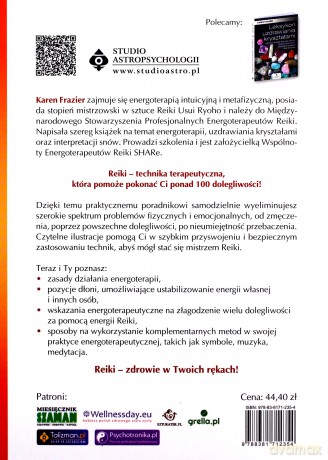 Reiki. Samodzielne uzdrawianie. Jak bezpiecznie wyeliminować ponad 100 dolegliwości - Karen Frazier [KSIĄŻKA]