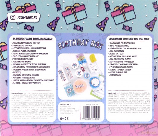 Slime box birthday