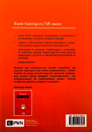 Słownik frazeologiczny PWN - Aleksandra Kubiak-Sokół [KSIĄŻKA]