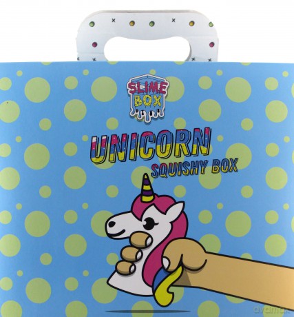 Squishy box unicorn