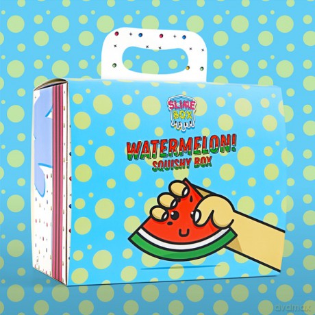 Squishy box watermelon