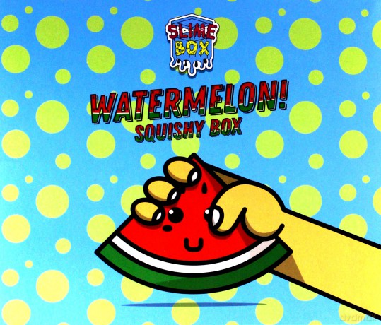Squishy box watermelon