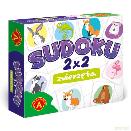 Sudoku 2x2 zwierzęta [GRA]