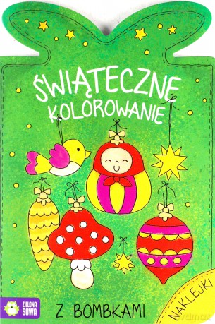 Świąteczne kolorowanie z bombkami [KSIĄŻKA]