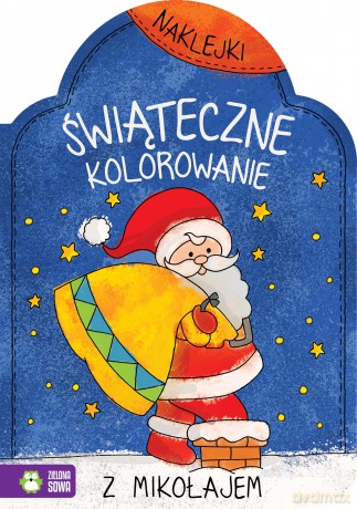 Świąteczne kolorowanie z Mikołajem [KSIĄŻKA]