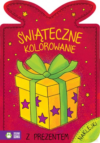 Świąteczne kolorowanie z prezentem [KSIĄŻKA]