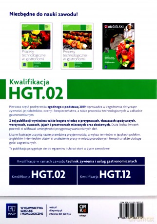 Technologia gastronomiczna z towaroznawstwem. Część 1 przygotowywanie i wydawanie dań. Kwalifikacja hgt.02. Podręcznik do nauki zawodu technik żywienia i usług gastronomicznych, kucharz. Szkoły ponadpodstawowe - Małgorzata Konarzewska [KSIĄŻKA]