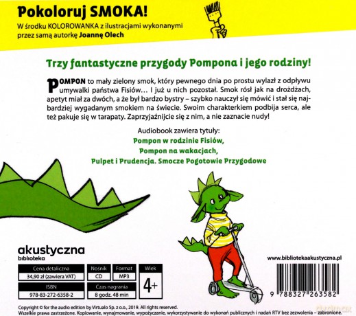 Trylogia Przygody Pompona - Joanna Olech [AUDIOBOOK]