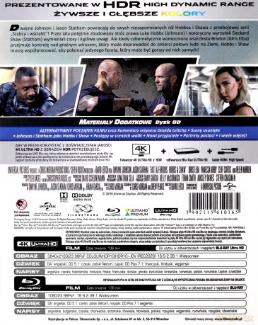 Szybcy i wściekli: Hobbs i Shaw (steelbook) [Blu-Ray 4K]+[Blu-Ray]