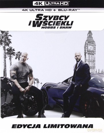 Szybcy i wściekli: Hobbs i Shaw (steelbook) [Blu-Ray 4K]+[Blu-Ray]