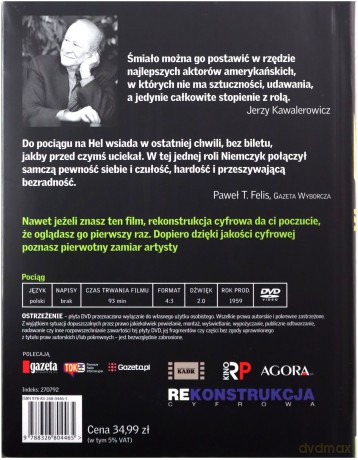 Pociąg - Leon Niemczyk (Mistrzowie Polskiego Kina) (Tom 3) (booklet) [DVD]