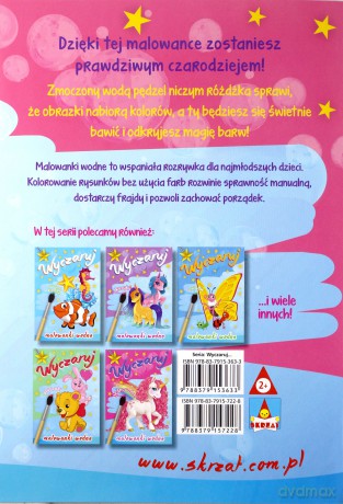 Wyczaruj zwierzęta domowe. Malowanki wodne [KSIĄŻKA]