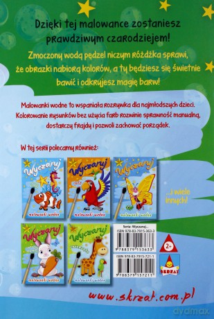 Wyczaruj zwierzęta w lesie. Malowanki wodne [KSIĄŻKA]