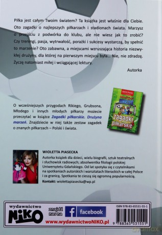 Zagadki piłkarskie. Z podwórka do klubu - Wioletta Piasecka [KSIĄŻKA]