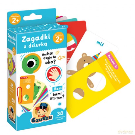 Zagadki z dziurką dla dzieci 2+ [KSIĄŻKA]