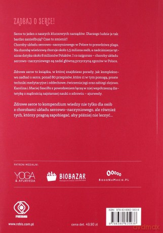 Zdrowe serce. Dieta Ajurweda i praktyczne porady - Karolina Szaciłło, Maciej Szaciłło [KSIĄŻKA]