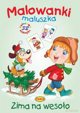 Zima na wesoło. Malowanki maluszka - Ernest Błędowski [KSIĄŻKA]