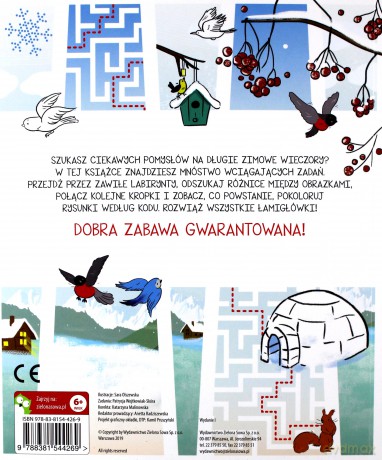 Zimowe łamigłówki - Patrycja Wojtkowiak-Skóra, Anetta Radziszewska [KSIĄŻKA]