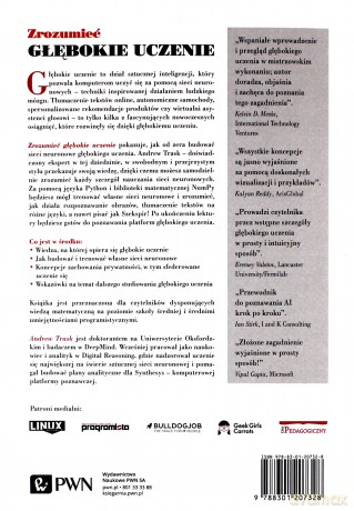 Zrozumieć głębokie uczenie - Andrew W. Trask [KSIĄŻKA]