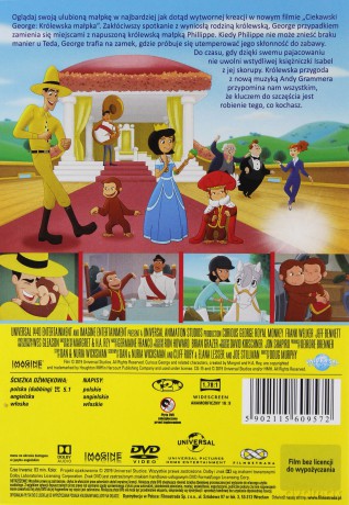 Ciekawski George Królewska Małpka [DVD]