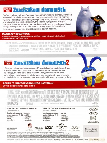 Sekretne Życie Zwierzaków Domowych 1-2 [BOX] [2DVD]