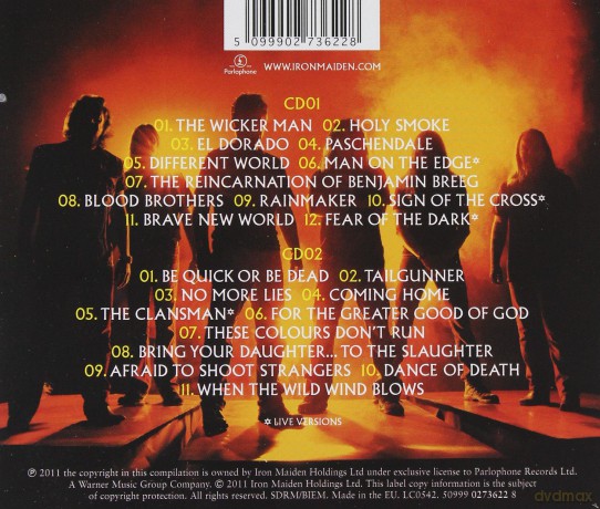 Iron Maiden: From Fear To Eternity: Best Of 1990-2010 [2CD]