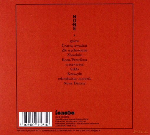 Noże: Gniew [CD]