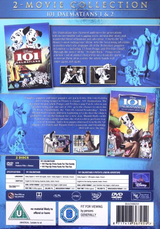 101 Dalmatians / 101 Dalmatians II: Patch's London Adventure (Disney) [2DVD]