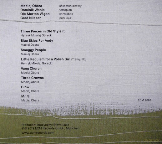 Obara Maciej Qtr: Three Crowns [CD]