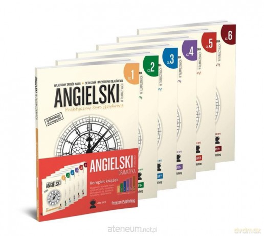 Angielski w tłumaczeniach. Gramatyka komplet 1-6 - Magdalena Filak, Filip Radej [KSIĄŻKA]