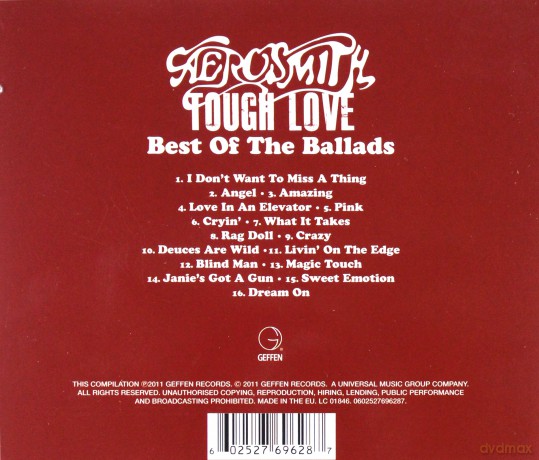 Aerosmith: Tough Love: Best Of The Ballads [CD]