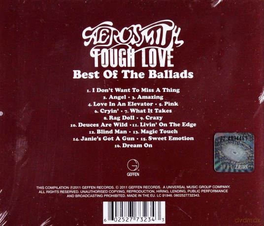 Aerosmith: Tough Love: Best Of The Ballads (Polska cena) [CD]