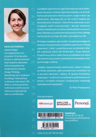 Candidate experience - Maja Gojtowska [KSIĄŻKA]