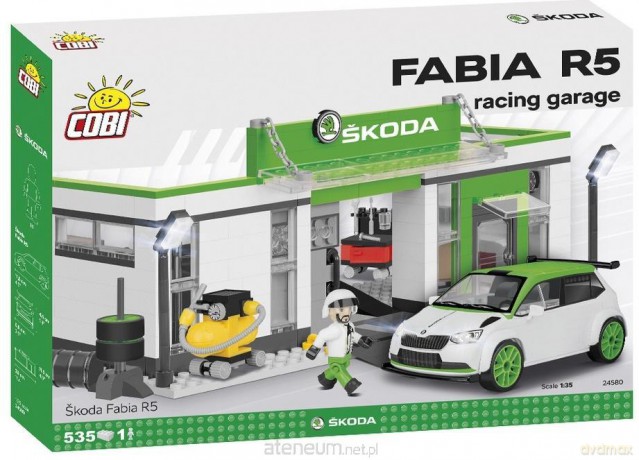 Cars Skoda Fabia R5 - Racing Garage [KLOCKI]
