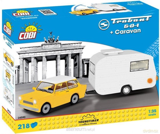 Cars Trabant 601 + Caravan [KLOCKI]