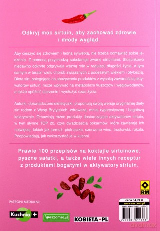 Dieta SIRT - Magdalena Jarzynka-Jendrzejewska, Ewa Sypnik-Pogorzelska [KSIĄŻKA]