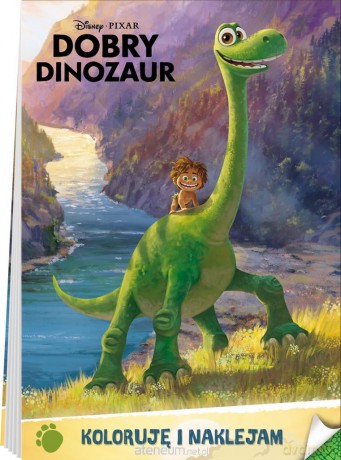 Dobry Dinozaur. Koloruję i naklejam [KSIĄŻKA]