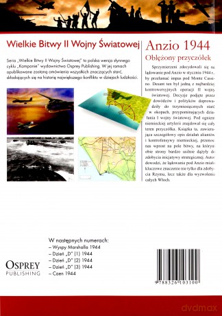Wielkie Bitwy II Wojny Światowej 24: Anzio 1944 Oblężony przyczółek [książka]+[DVD]
