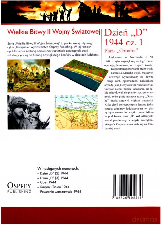 Wielkie Bitwy II Wojny Światowej 26: Dzień "D" 1944 cz.1 Plaża "Omaha" [książka]+[DVD]