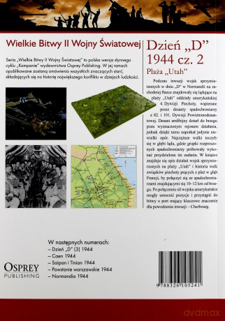 Wielkie Bitwy II Wojny Światowej 27: Dzień "D" 1944 cz.2 Plaża "Utah" [książka]+[DVD]