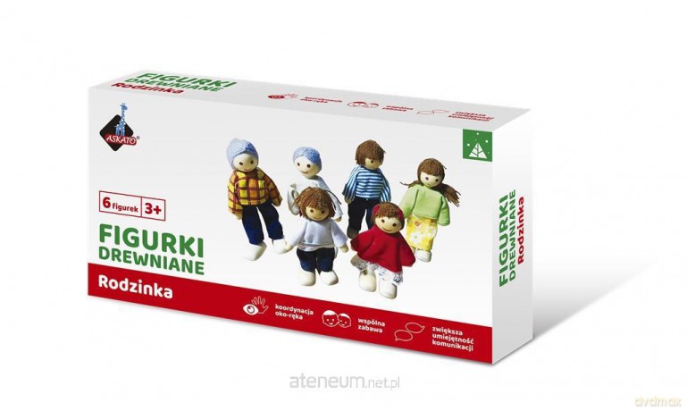 Figurki drewniane - rodzina [FIGURKA]