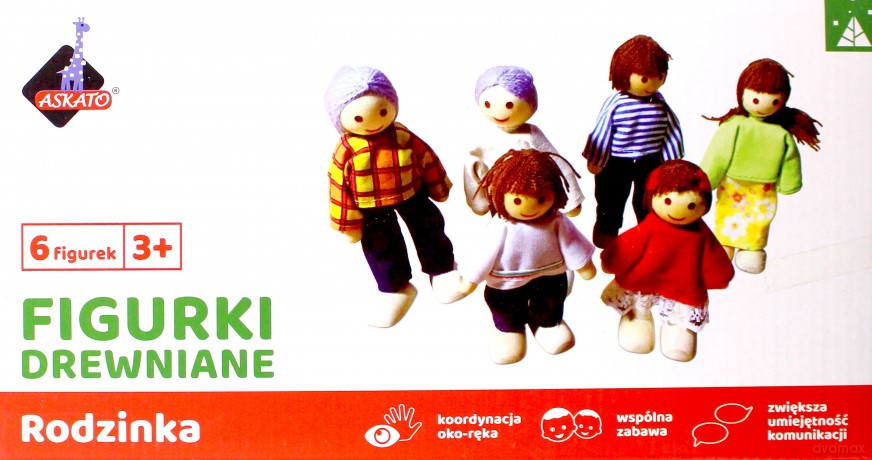 Figurki drewniane - rodzina [FIGURKA]