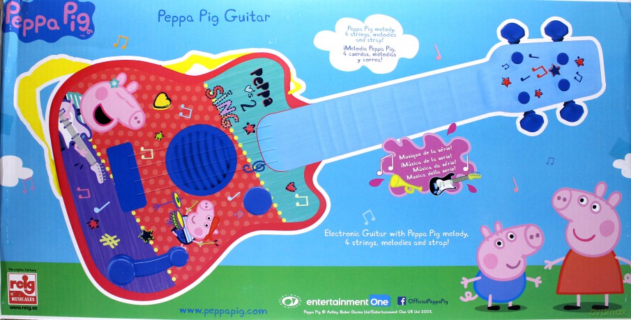 Gitara dla malucha Świnka Peppa