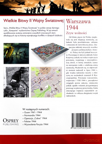 Wielkie Bitwy II Wojny Światowej 31: Warszawa 1944 Zryw wolności [książka]+[DVD]